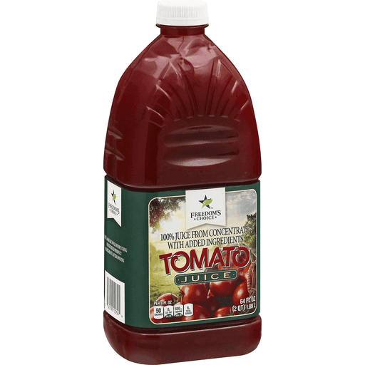 100% Tomato Juice from Concentrate with Added Ingredients
