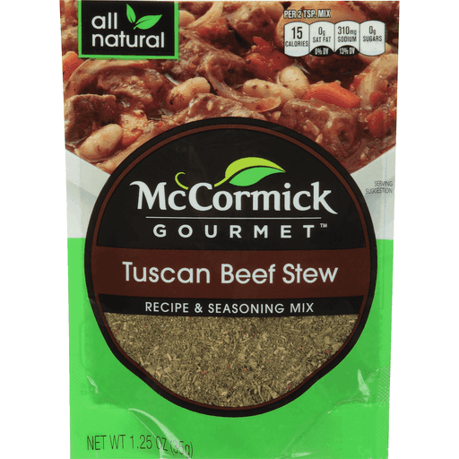 Tuscan Beef Stew Recipe & Seasoning Mix, Tuscan Beef Stew