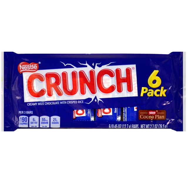 Creamy Milk Chocolate with Crisped Rice Bars, Creamy Milk