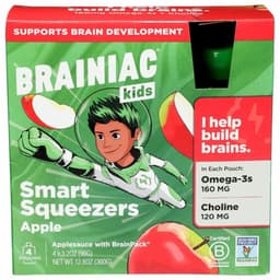 Smart Squeezers Applesauce, Apple