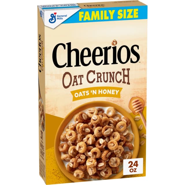 Cheerios Oats 'N Honey Oat Crunch Cereal