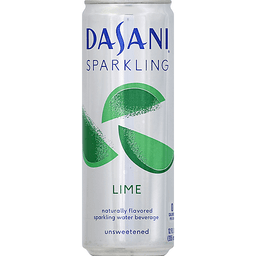 Dasani Sparkling Lime Can, 12 Fl Oz