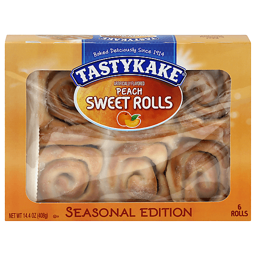 Peach Flavored Sweet Rolls, Peach
