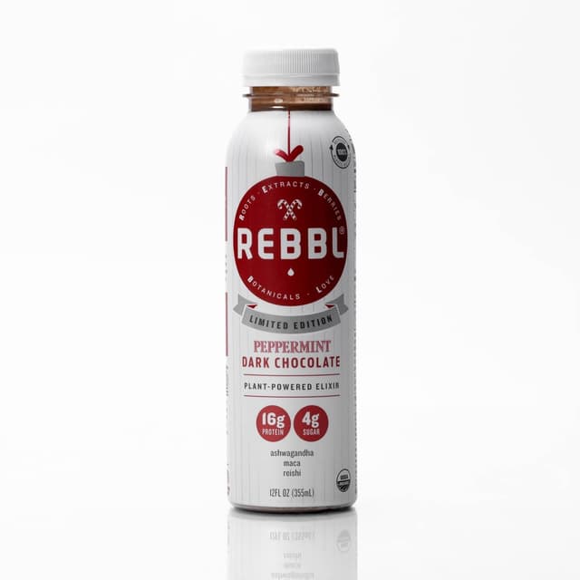 Peppermint Dark Chocolate Plant-Powered Elixir, Peppermint Dark Chocolate