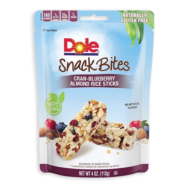 Cran-Blueberry Almond Rice Sticks Snack Bites, Cran-Blueberry Almond Rice Sticks