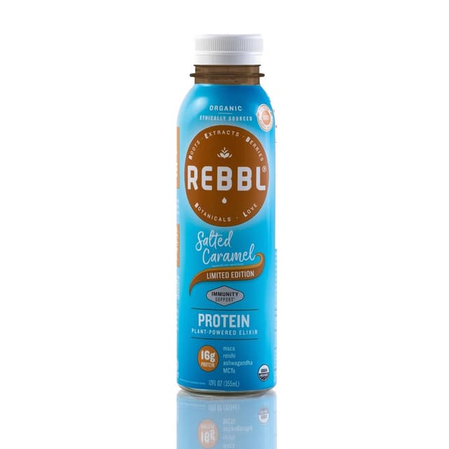 Protein 16 G Organic Plant-Powered Elixir, Salted Caramel, Salted Caramel