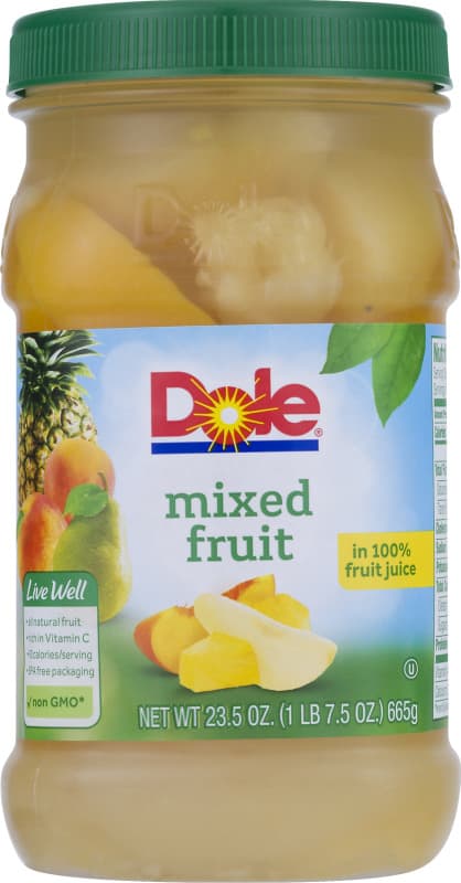 Dole, Mixed Fruit in 100% Fruit Juice