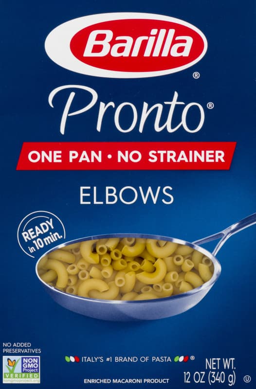 Enriched Macaroni Product, Elbows