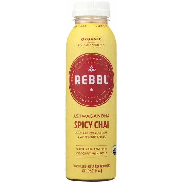 Ashwagandha Spicy Chai Organic Super Herb Powered Coconut-Milk Elixir, Ashwagandha Spicy Chai