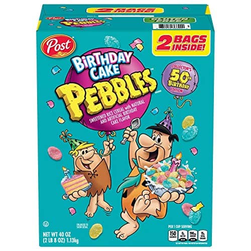 Birthday Cake Flavor Sweetened Rice Cereal, Birthday Cake