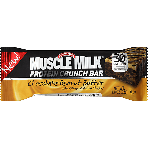 Muscle Milk, Protein Crunch Bar, Chocolate, Peanut Butter, Chocolate, Peanut Butter