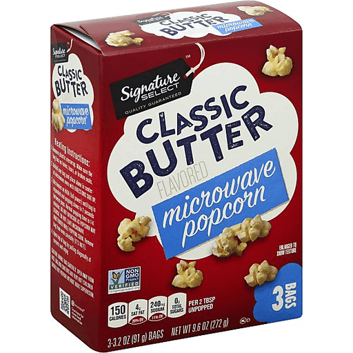Classic Butter Flavored Microwave Popcorn, Classic Butter