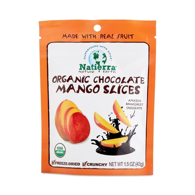 Organic Chocolate Mango Slices