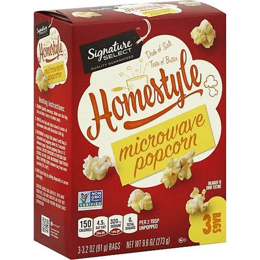Homestyle Microwave Popcorn, Homestyle