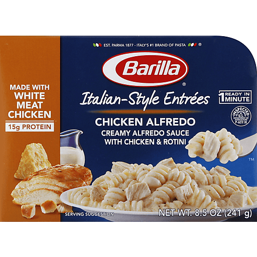 White Meat Chicken Alfredo, Creamy Alfredo Sauce with Chicken & Rotini