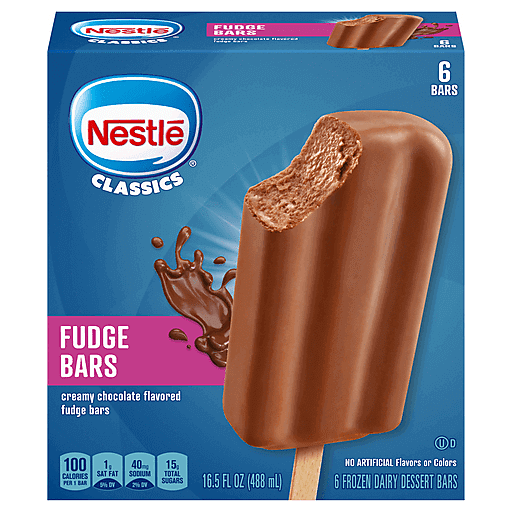 Creamy Chocolate Fudge Frozen Dairy Dessert Bars, Creamy Chocolate Fudge