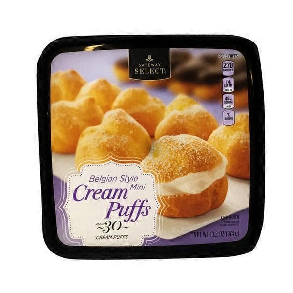 Belgian Style Mini Cream Puffs