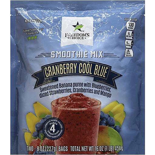 Cranberry Cool Blue Smoothie Mix