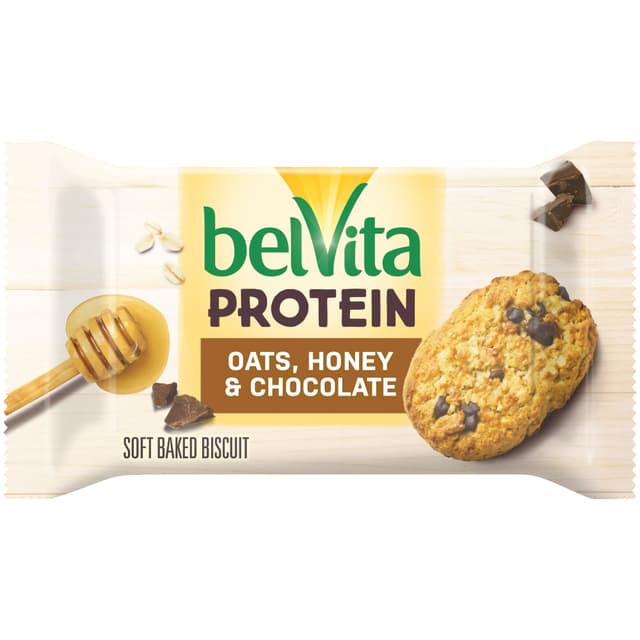 Oats, Honey & Chocolate Protein Soft Baked Biscuit, Oats, Honey & Chocolate