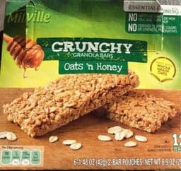 Oats 'N Honey Crunchy Granola Bars, Oats 'N Honey