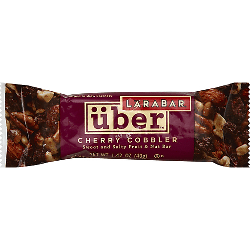 Larabar, Uber, Crunchy Nut Bar, Cherry Cobbler