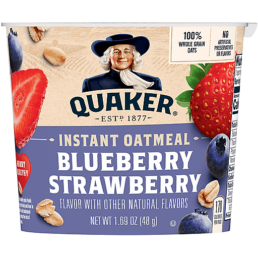 Blueberry Strawberry Instant Oatmeal, Blueberry Strawberry