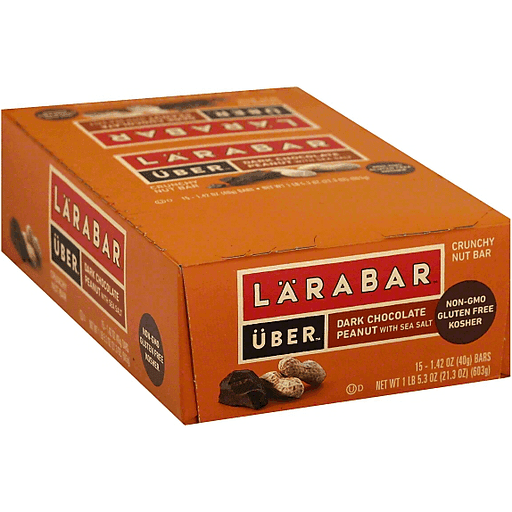 Crunchy Nut Bar, Dark Chocolate Peanut with Sea Salt