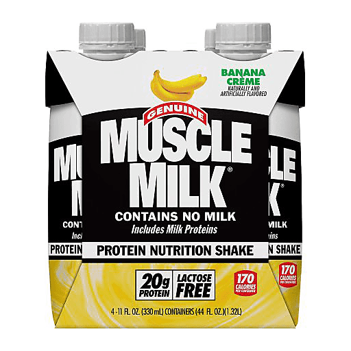 Muscle Milk Banana Cream Protein Nutrition Shake