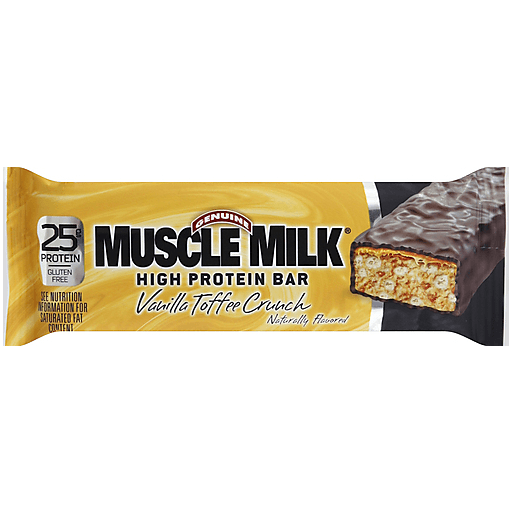 Muscle Milk, Genuine High Protein Bar, Vanilla Toffee Crunch
