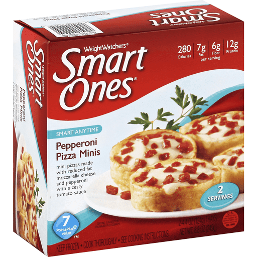 Pepperoni Pizza Minis Topped with Reduced Fat Mozzarella Cheese