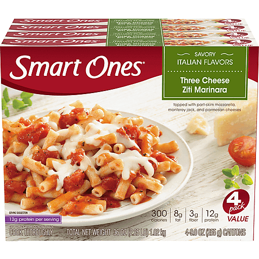 Three Cheese Ziti Marinara Topped with Part-Skim Mozzarella