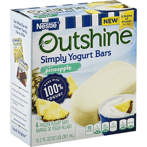 Simply Yogurt Bars, Pineapple