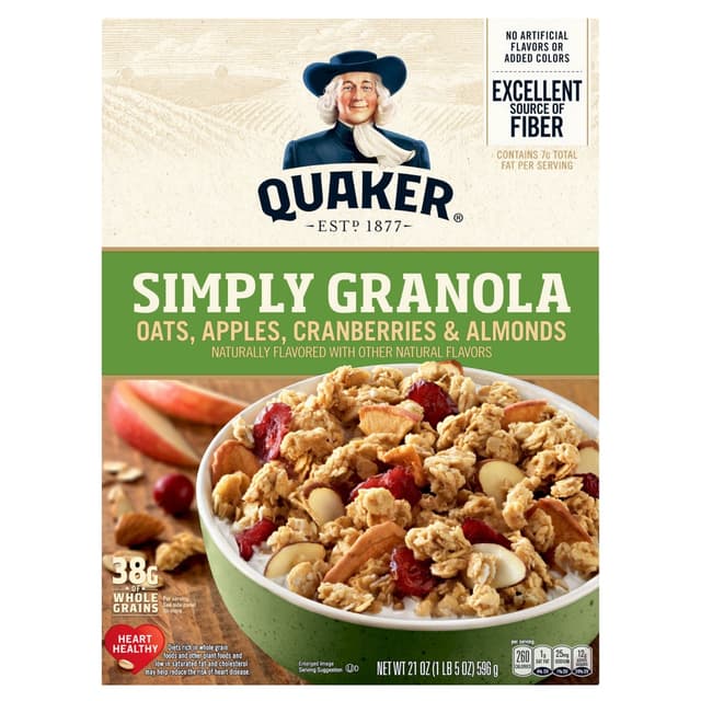 Oats, Apples, Cranberries & Almonds Simply Granola, Oats, Apples, Cranberries & Almonds