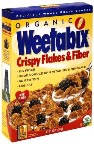Weetabix,Crispy Flakes & Fiber Cereal