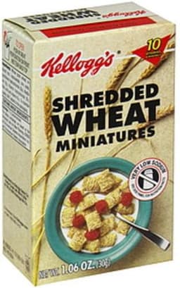 Kellogg'S Shredded Wheat Minis Cereal Bite Size Unfrosted 1.2Oz