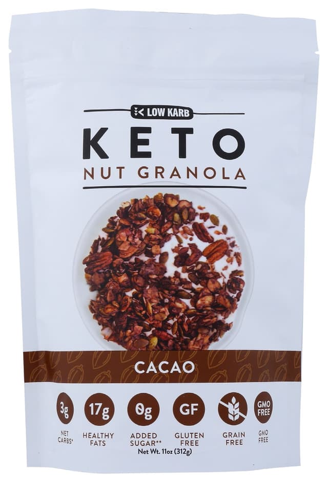 Cacao Keto Nut Granola, Cacao