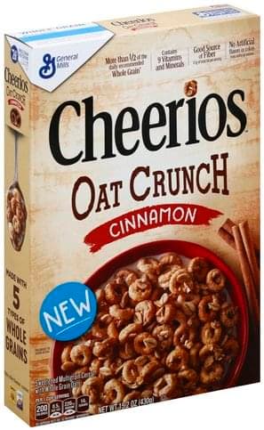 Cheerios Cinnamon Oat Crunch Cereal