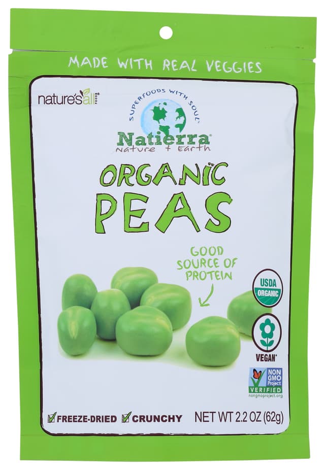 Freeze-Dried Organic Peas