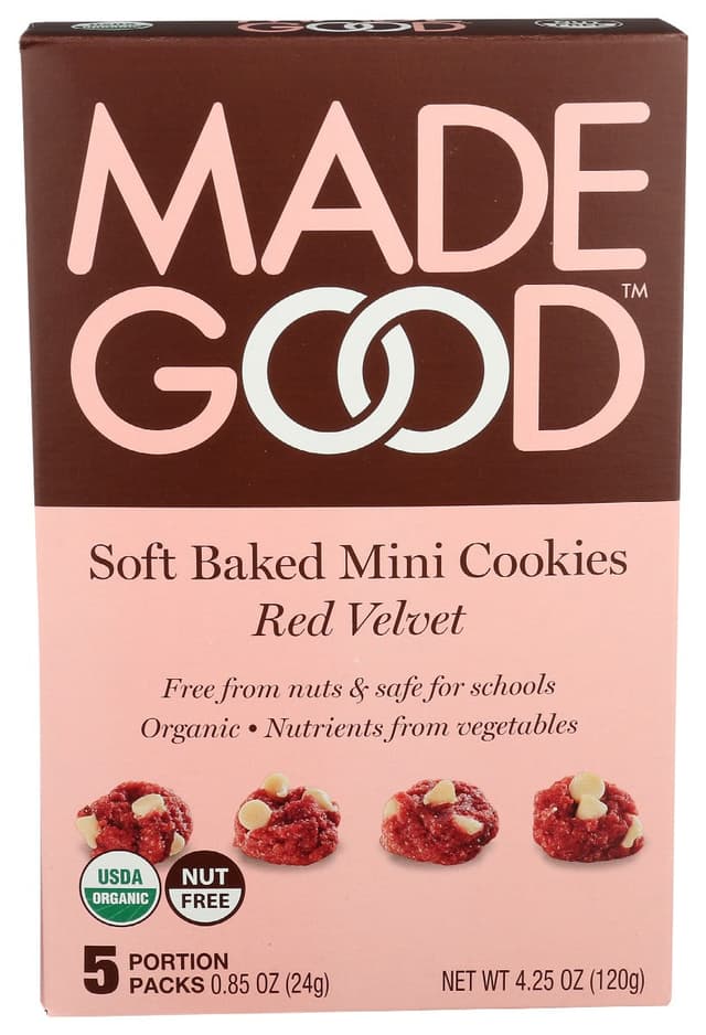 Red Velvet Soft Baked Mini Cookies, Red Velvet