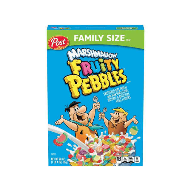 Fruit Flavors Sweetened Rice Cereal with Marshmallows, Fruit with Marshmallows