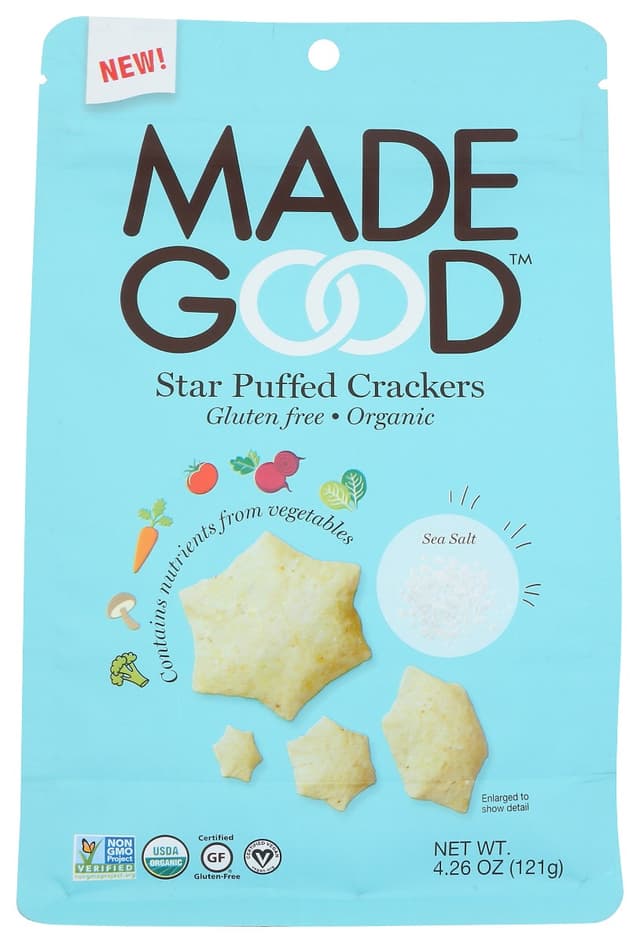 Star Puffed Crackers - Sea Salt