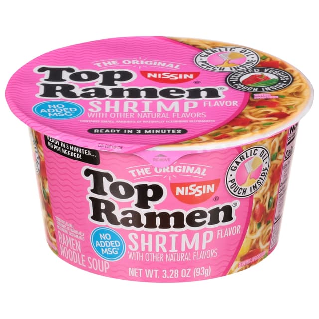 Shrimp Ramen Noodle Soup, Shrimp