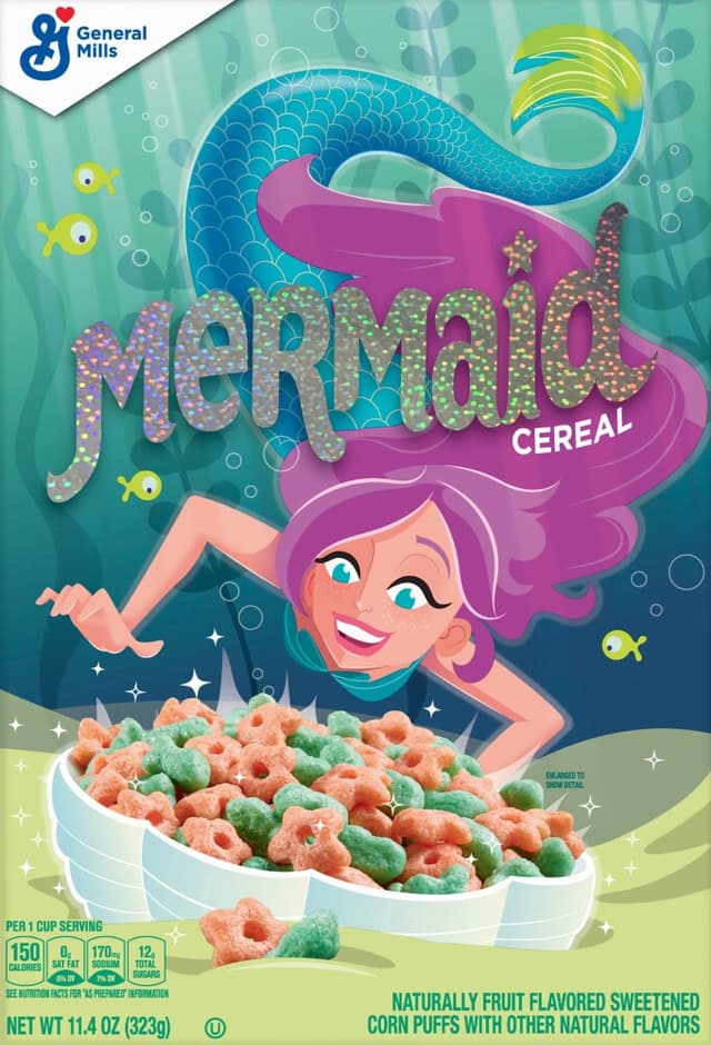 General Mills Mermaid Cereal