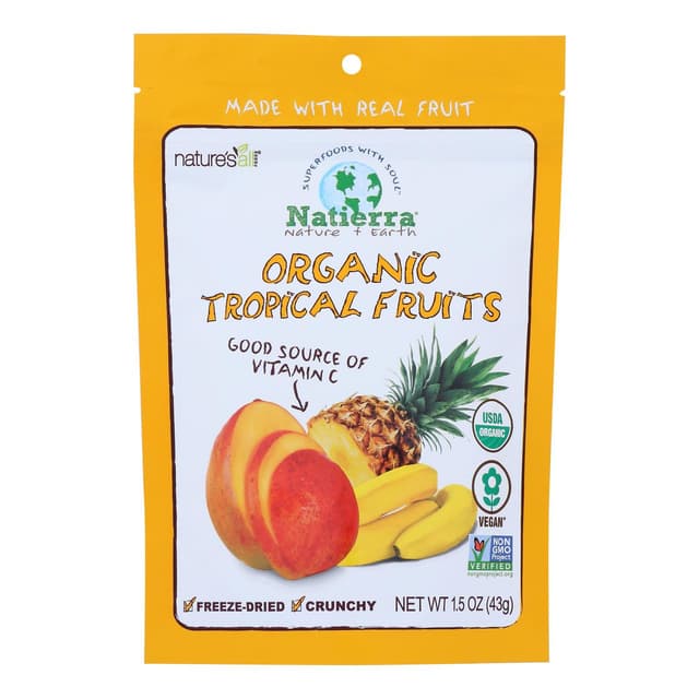 Freeze-Dried Organic Tropical Fruits