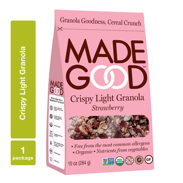 Organic Crispy Light Granola Strawberry