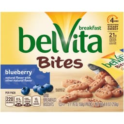 Blueberry Mini Breakfast Biscuits Bites, Blueberry