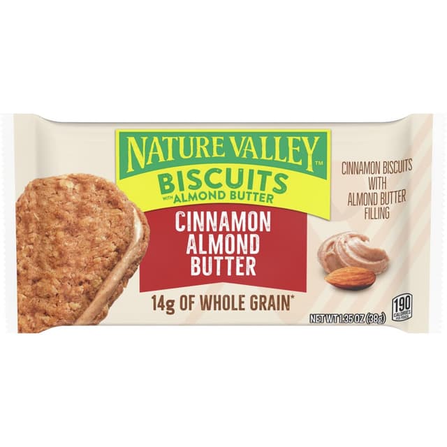 Nature Valley Cinnamon Biscuits with Almond Butter Filling