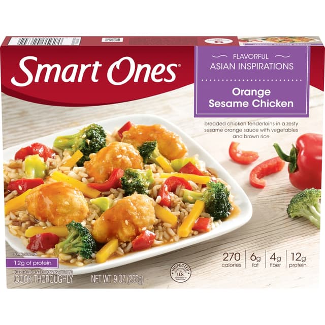 Orange Sesame Chicken Breaded Chicken Tenderloins in a Zesty Sesame Orange Sauce with Vegetables