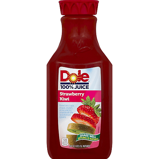 Dole 100% Juice Strawberry Kiwi Juice 59 Fluid Ounce Plastic Bottle