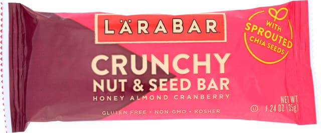 Larabar Honey Almond Cranberry Crunchy Nut & Seed Bar